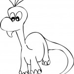 בייבי דינוזאור דף צביעה