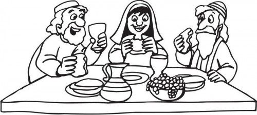 דף צביעה לחג סוכות